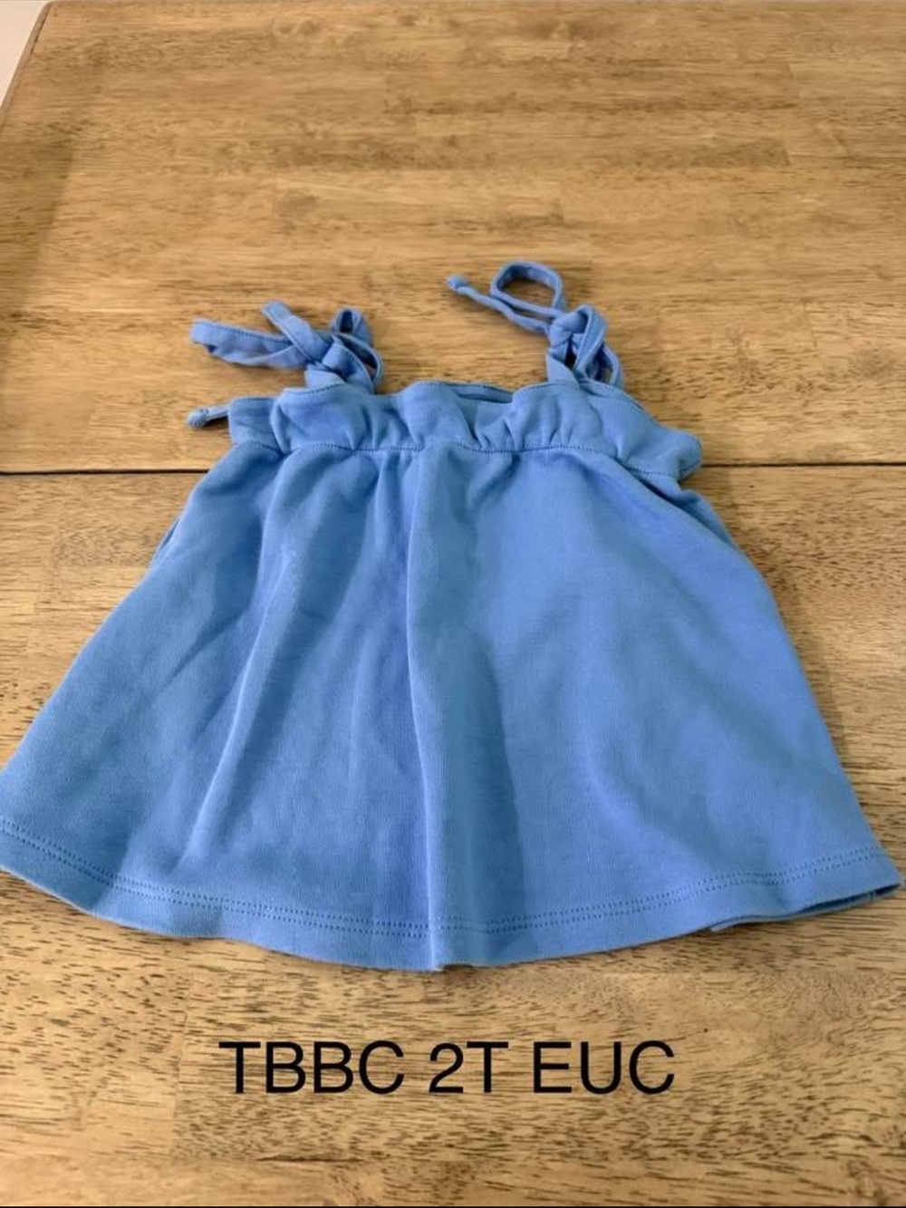 TBBC tie top shirt EUC